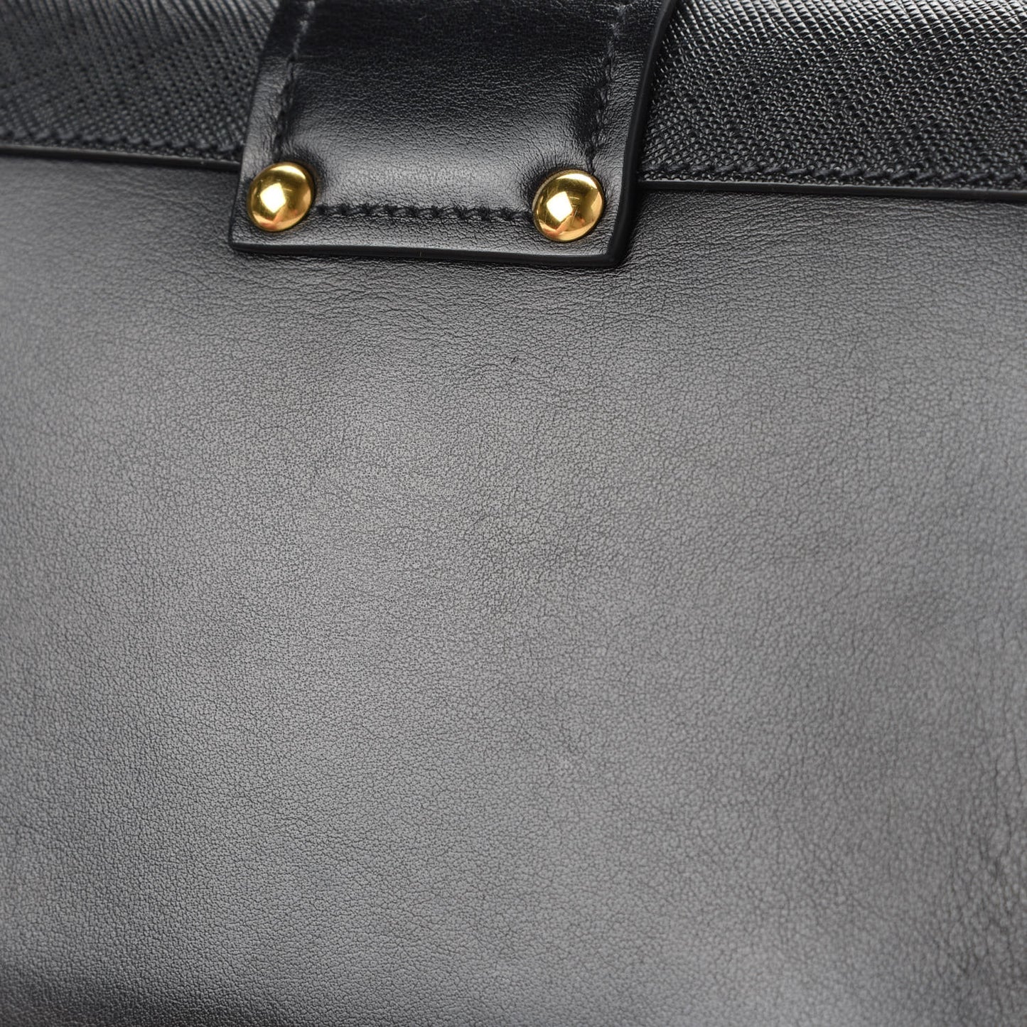 City Calf Saffiano Cahier Bag Black