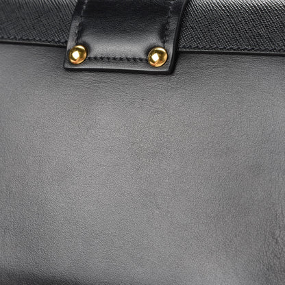 Prada City Calf Saffiano Cahier Bag Black 10 of 10