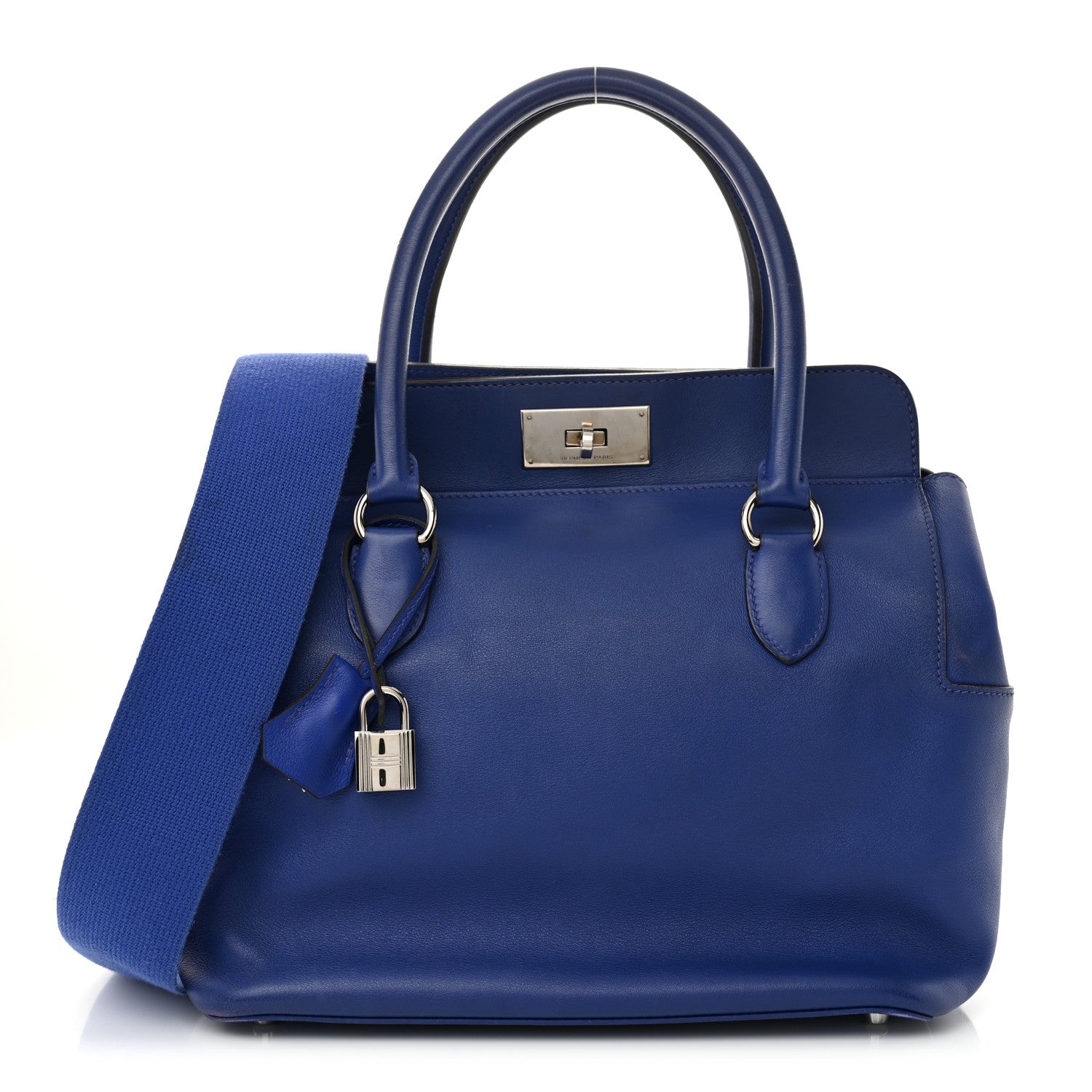 Hermes Swift Toolbox 26 Bleu Electrique 1 of 17