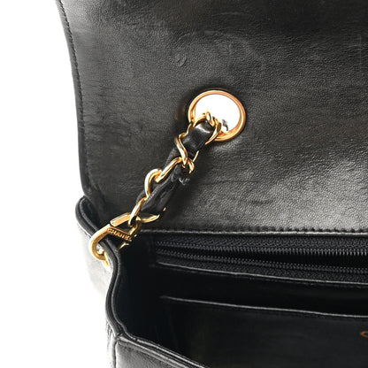 Chanel Lambskin Quilted Small Single Flap Black 17 of 17