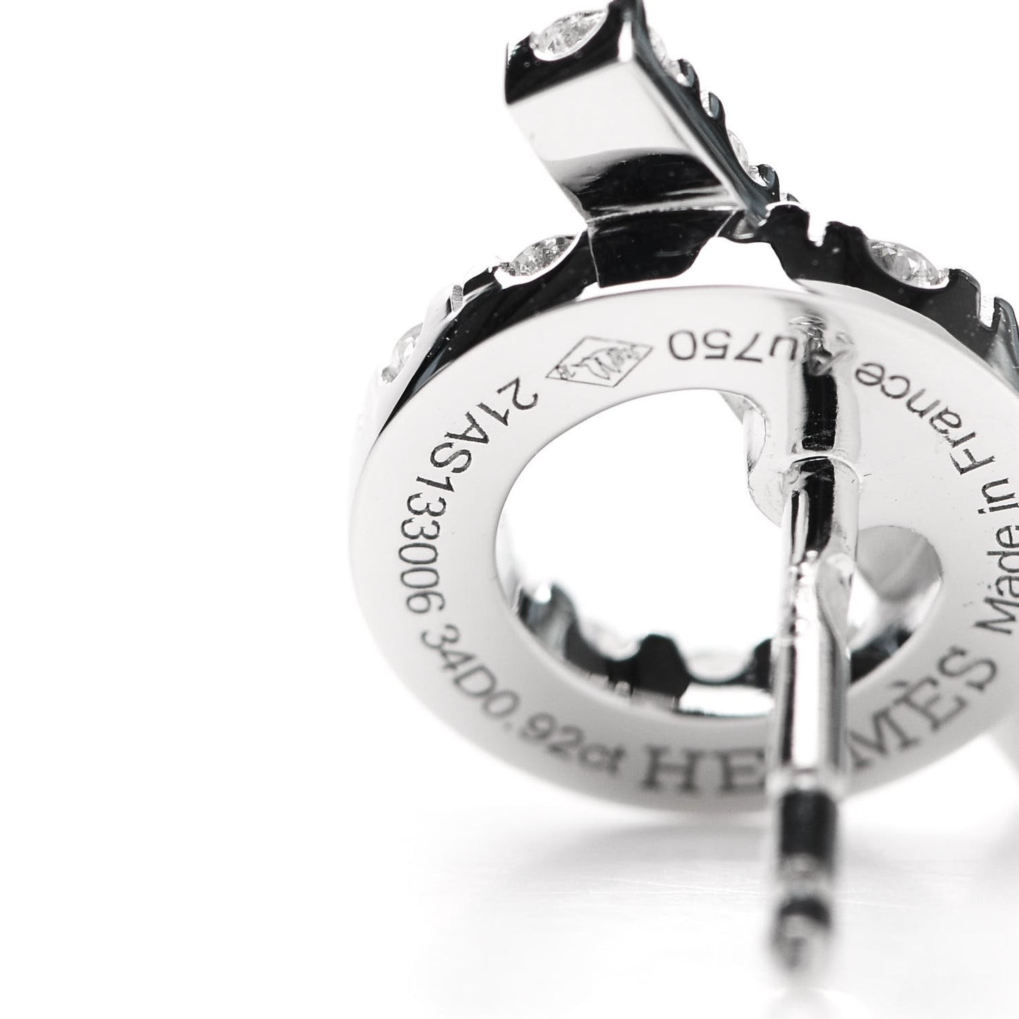 18K White Gold Diamond Finesse Earrings
