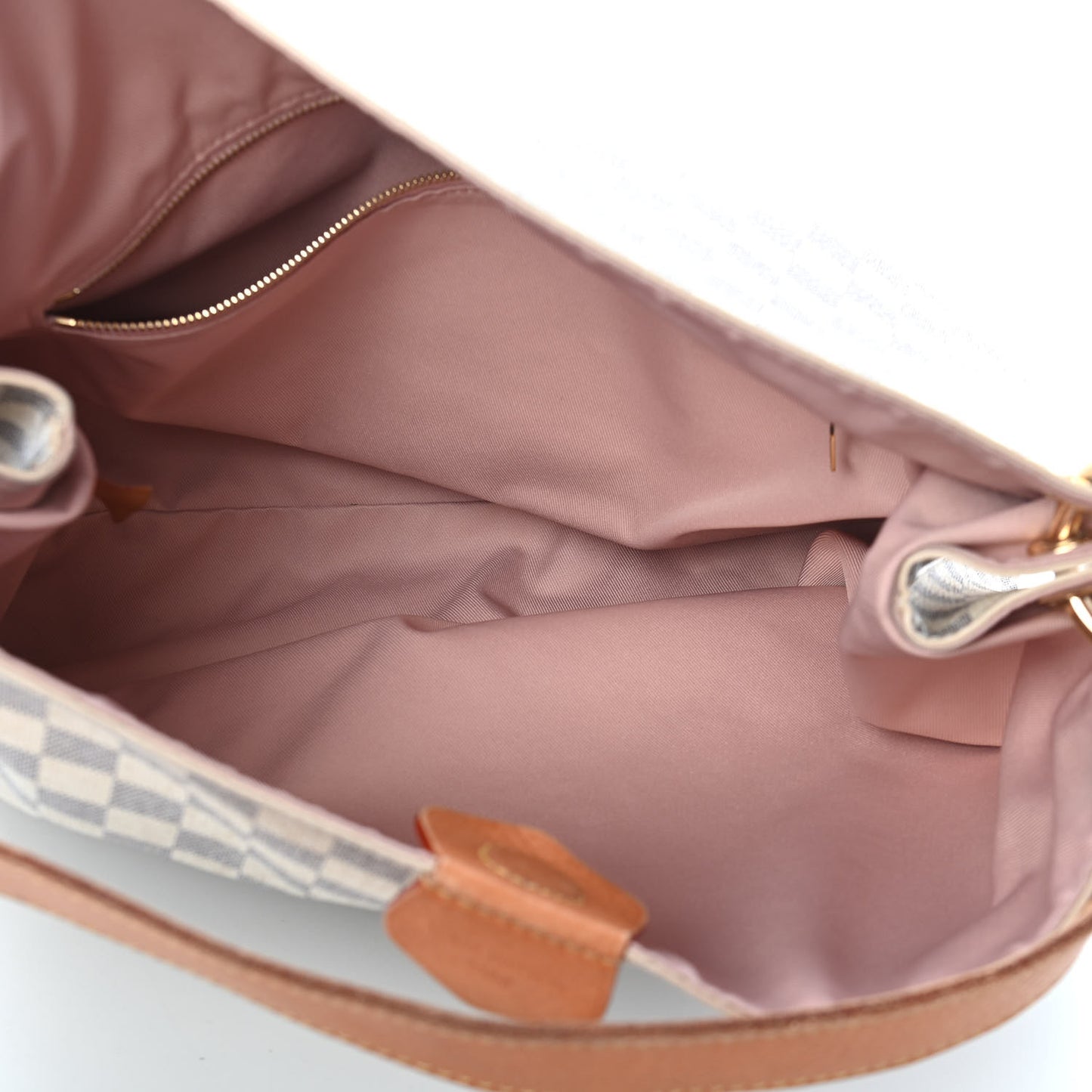 Damier Azur Graceful MM Rose Ballerine
