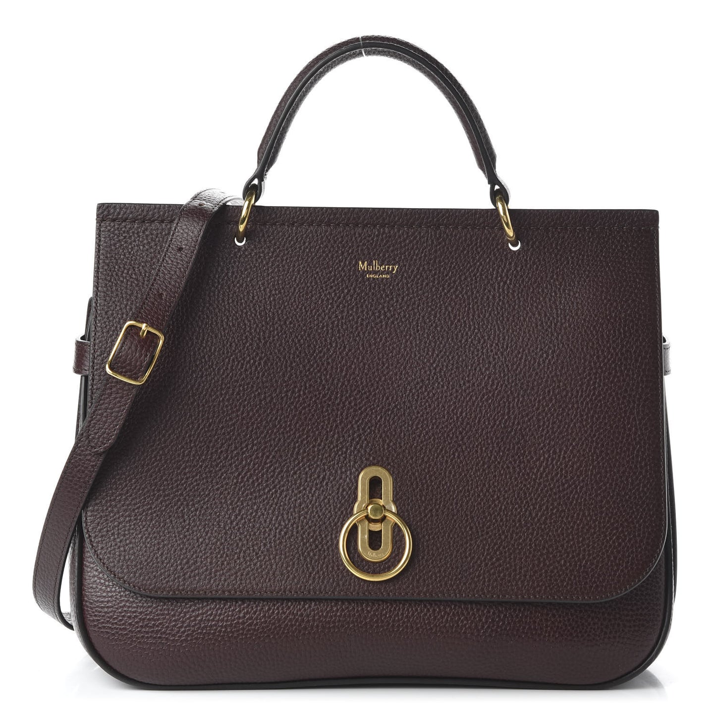 Natural Grain Amberley Satchel Oxblood