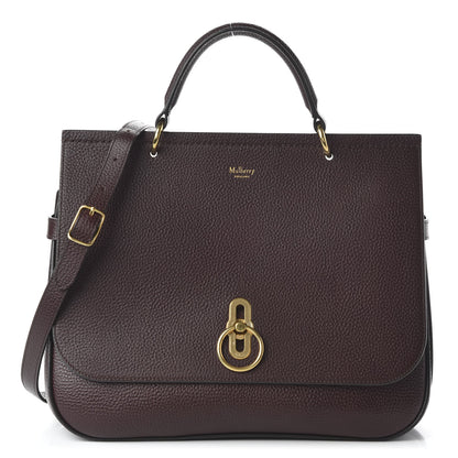 Mulberry Natural Grain Amberley Satchel Oxblood 1 of 9