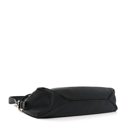 Prada Soft Calfskin Large Aimée Shoulder Bag Black 4 of 9