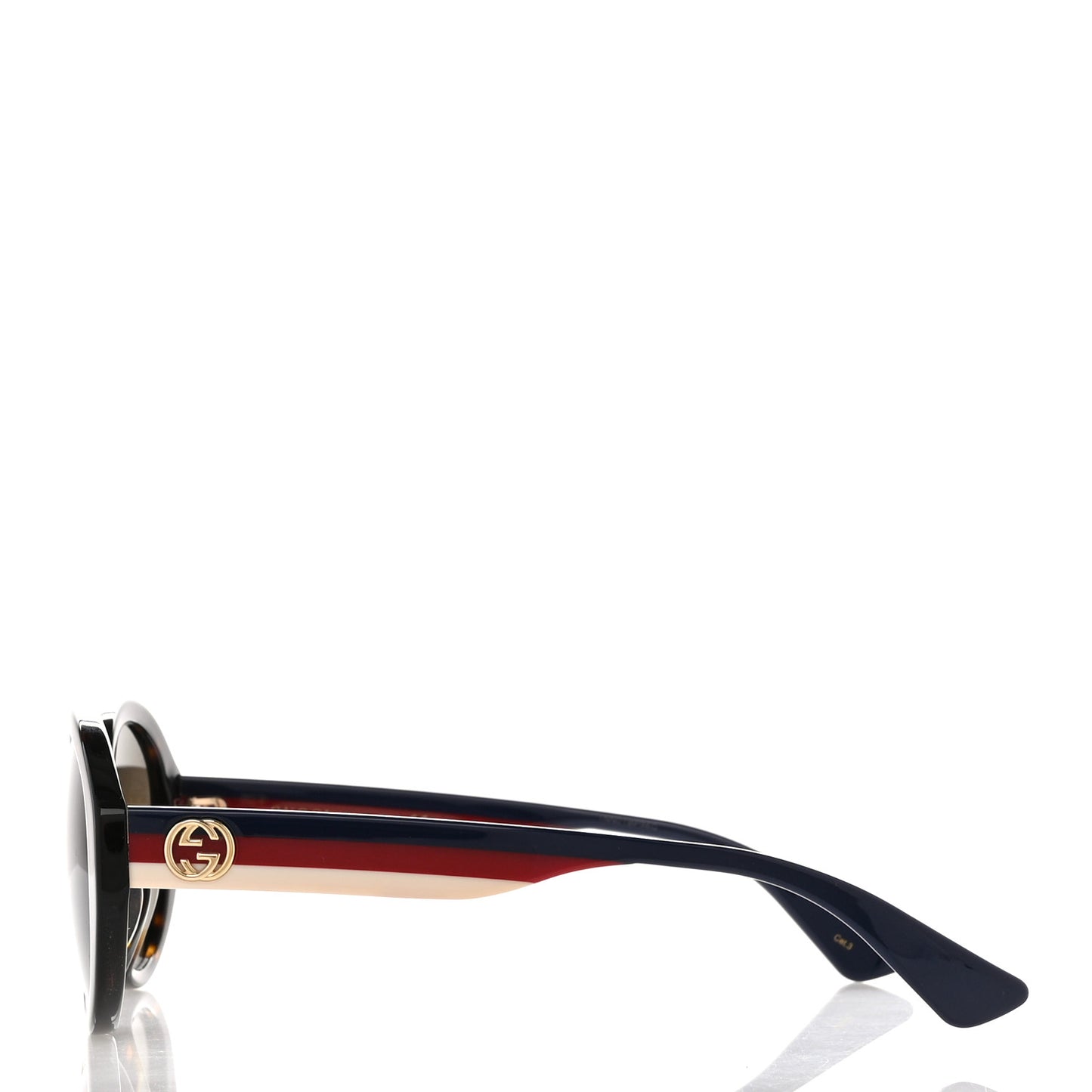 Round Web Sunglasses GG0279SA Havana