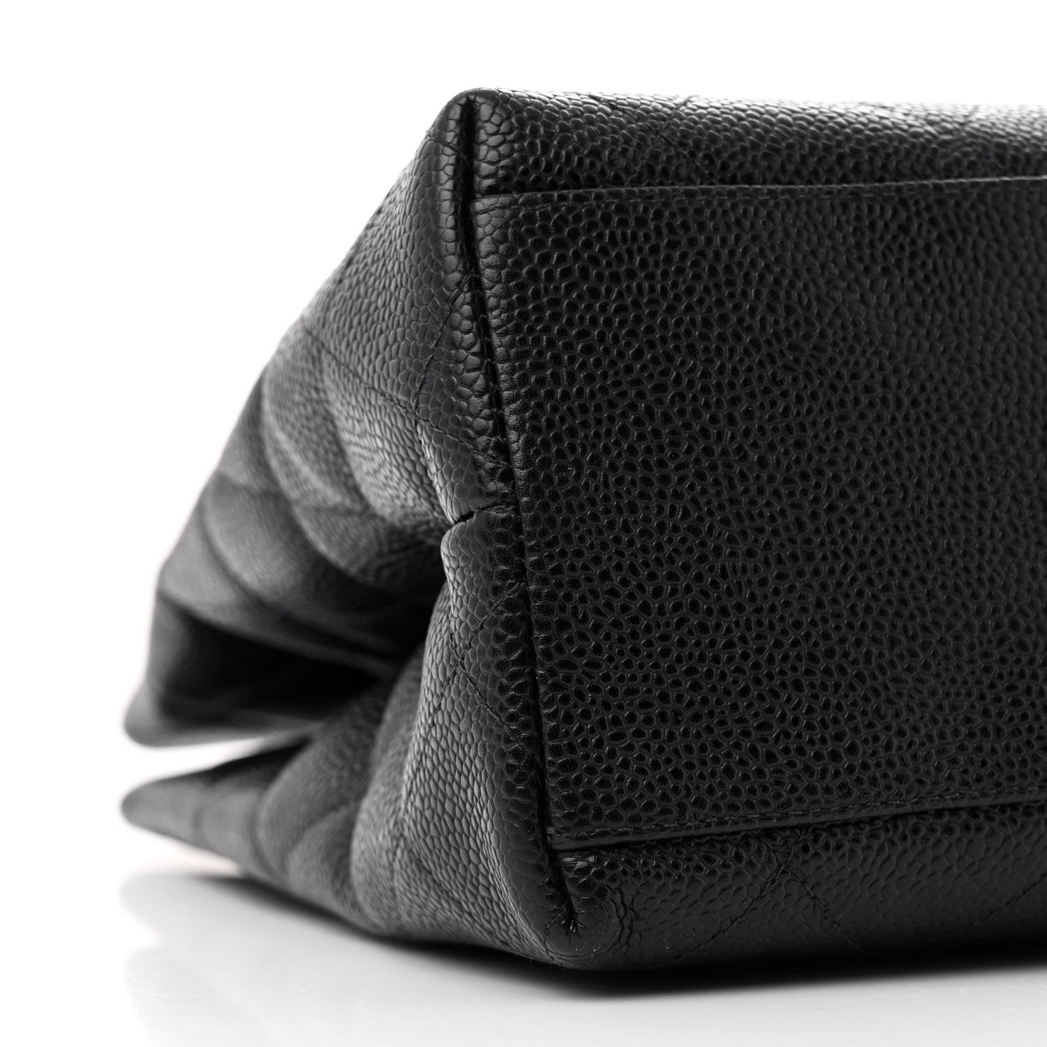 Chanel Caviar Quilted Small Shopping Tote Black 9 of 14