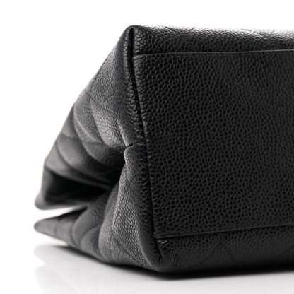 Chanel Caviar Quilted Small Shopping Tote Black 9 of 14