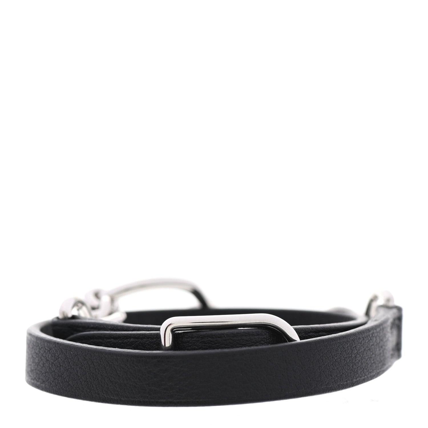 Hermes Swift Etrier Double Tour Bracelet T2 Black 3 of 4