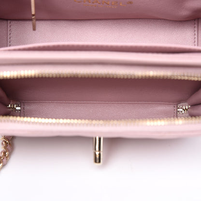 Chanel Caviar Quilted Mini Business Affinity Flap Light Pink 7 of 9