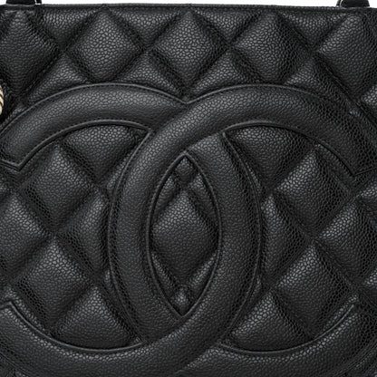 Chanel Caviar Quilted Medallion Tote Black 8 of 11