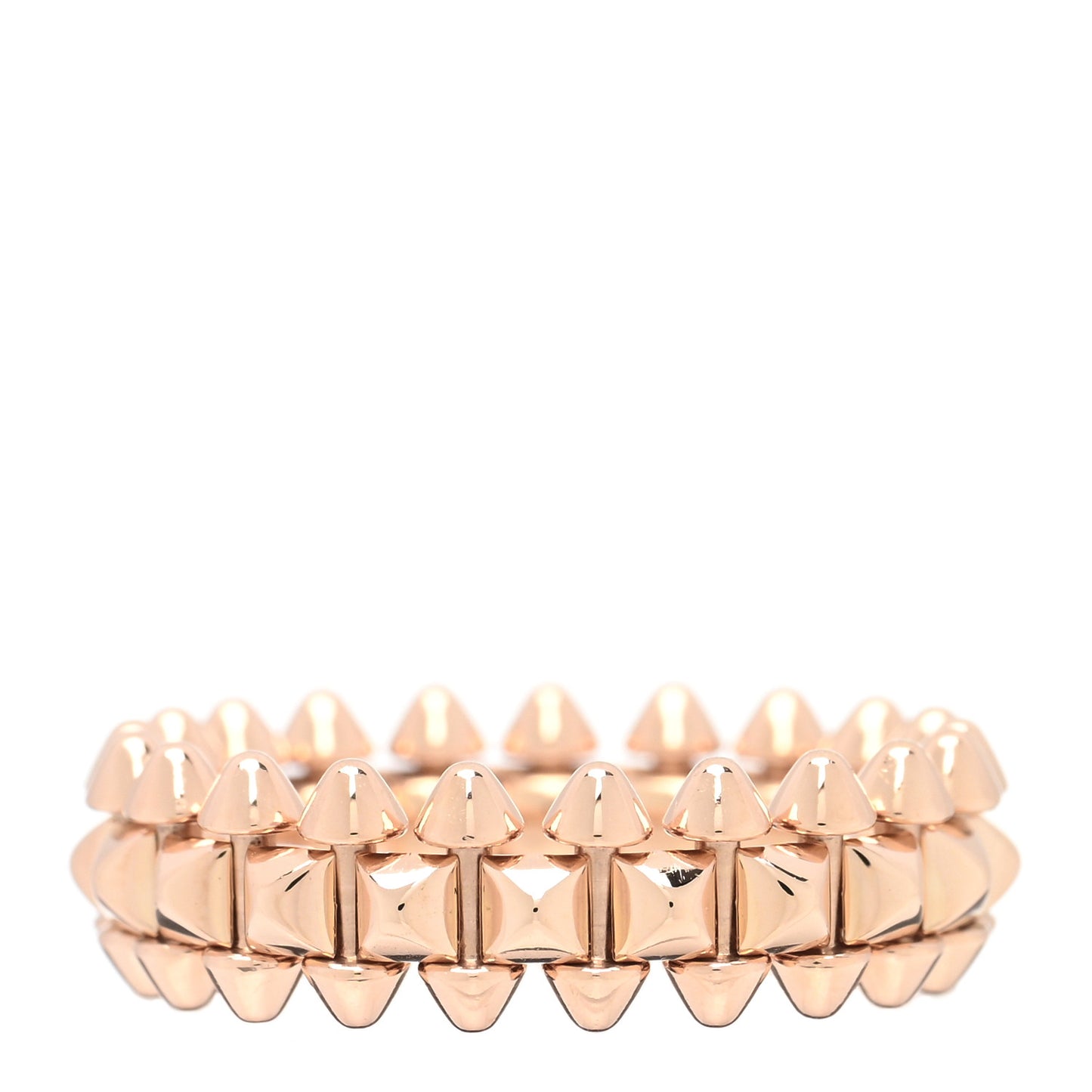 18K Pink Gold SM Clash De Cartier Ring 50 5.5
