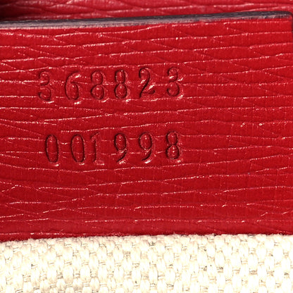 Gucci Shangai Calfskin Blooms Print Mini Bamboo Shopper Tote Romantic Cerise Multicolor 7 of 9