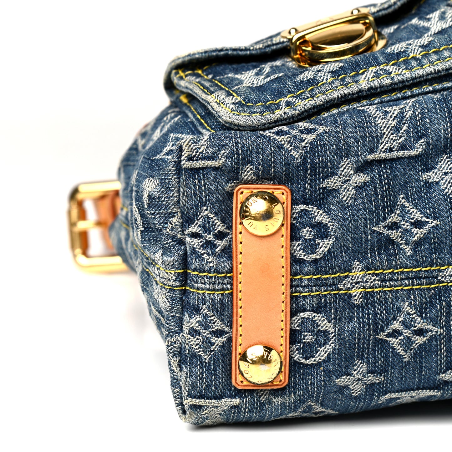Monogram Denim Baggy PM Blue