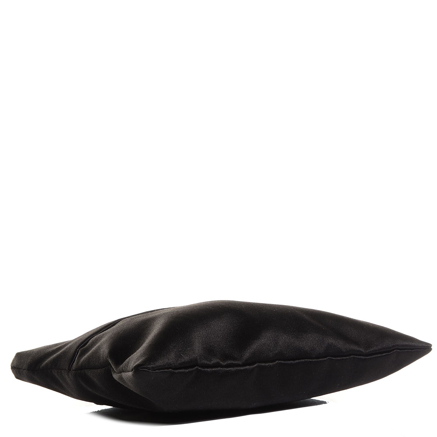 Prada Satin Evening Clutch Black 4 of 10