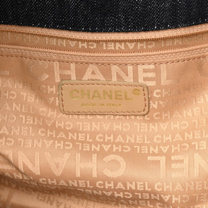 Chanel Denim XL Coco Cabas Tote Blue 6 of 13