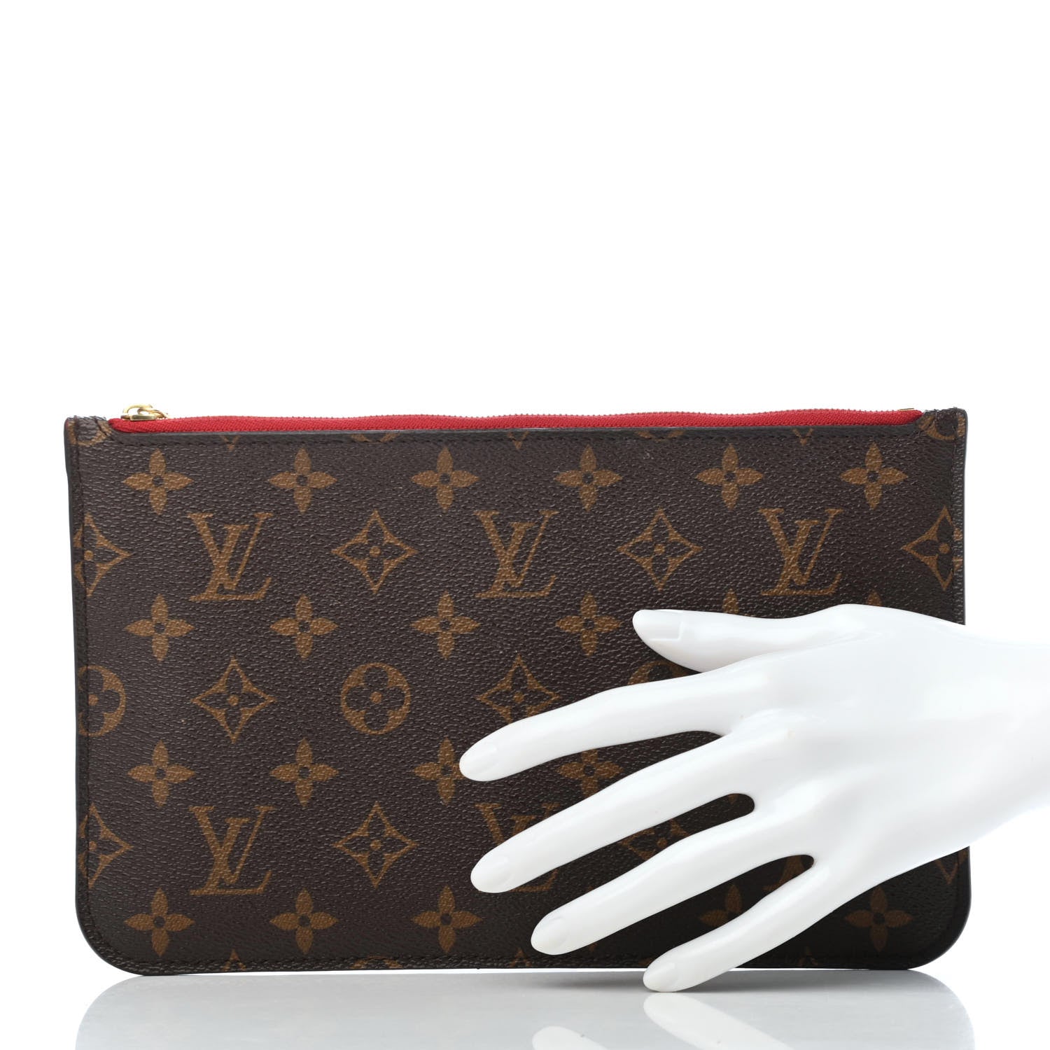 Louis Vuitton Monogram Neverfull MM GM Pochette Cherry 2 of 8