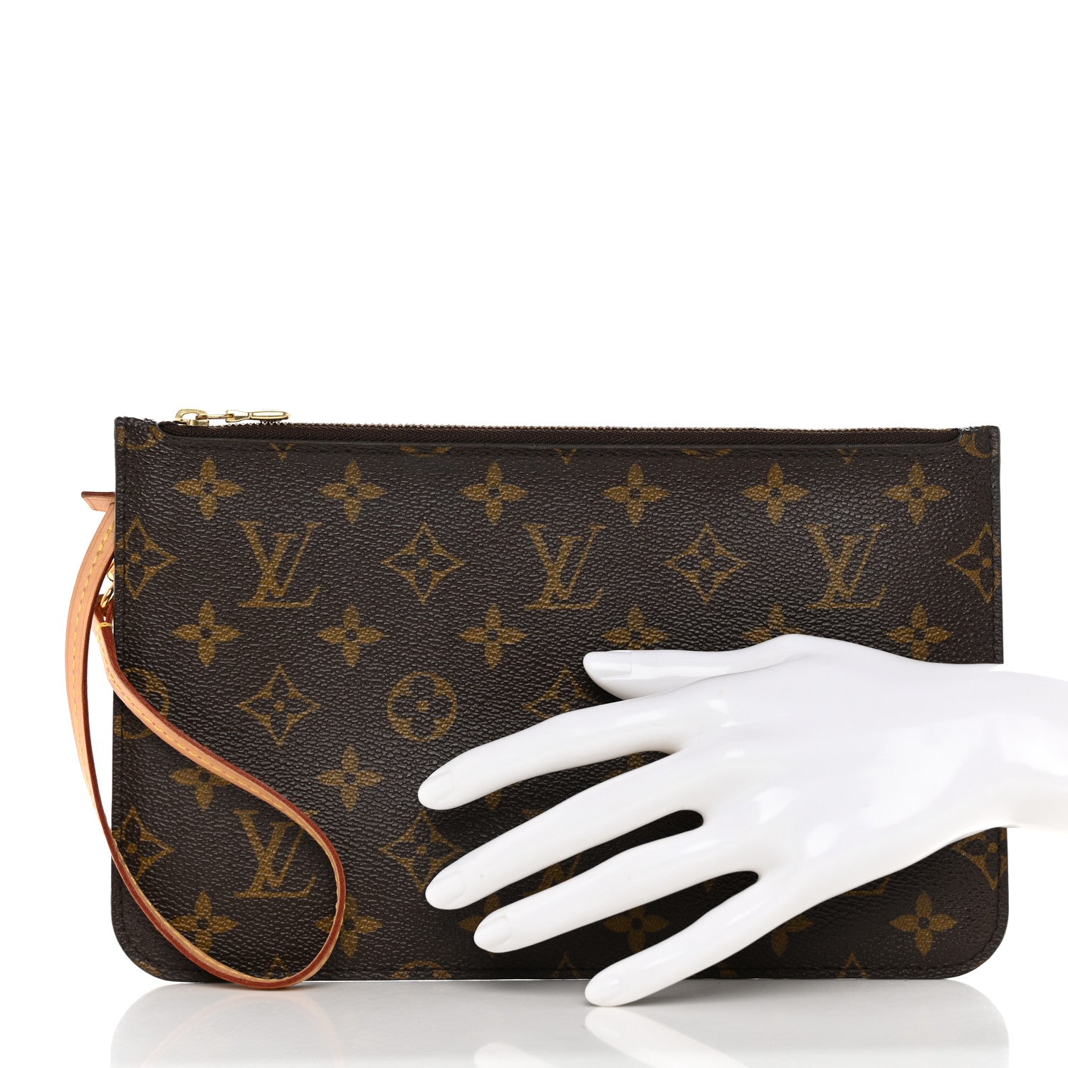 Louis Vuitton Monogram Neverfull MM GM Pochette 2 of 7