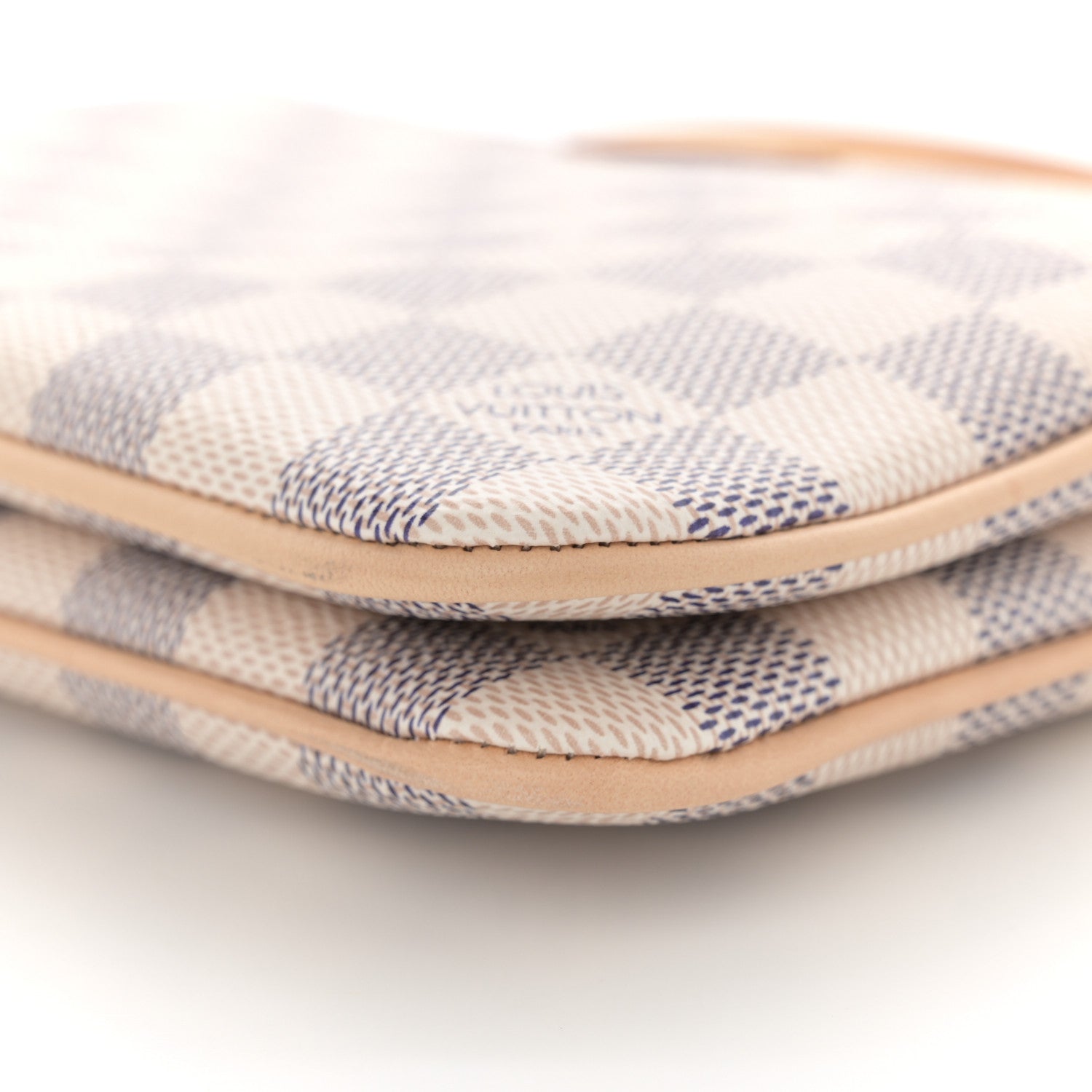 Louis Vuitton Damier Azur Double Zip Pochette 9 of 11