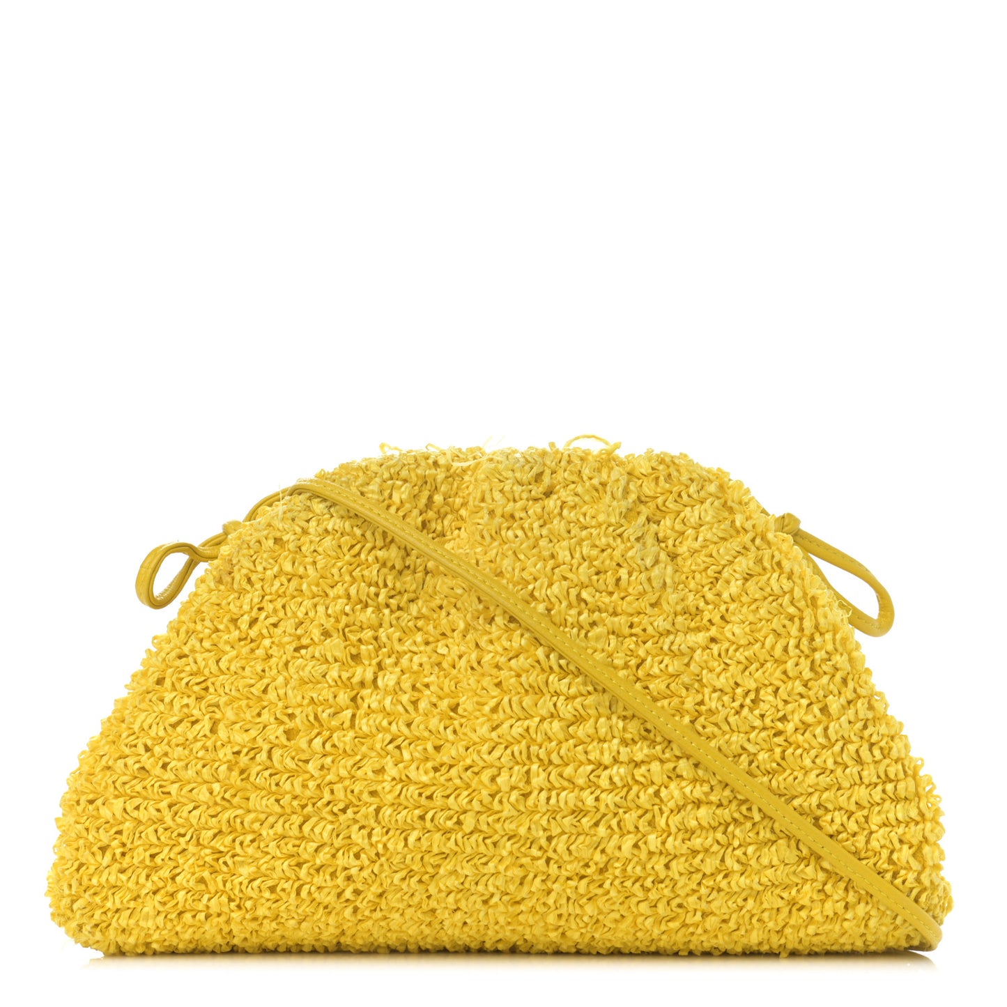 Boucle Curly Raffia The Mini Pouch Mirabelle