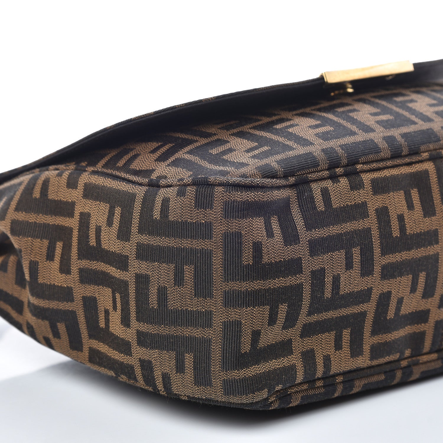 Fendi Zucca Vitello Artic Messenger Bag Tobacco Castagna 9 of 11