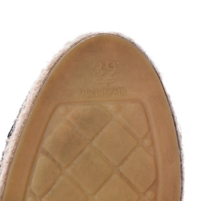 Chanel Lambskin CC Espadrilles 39 Black 13 of 16