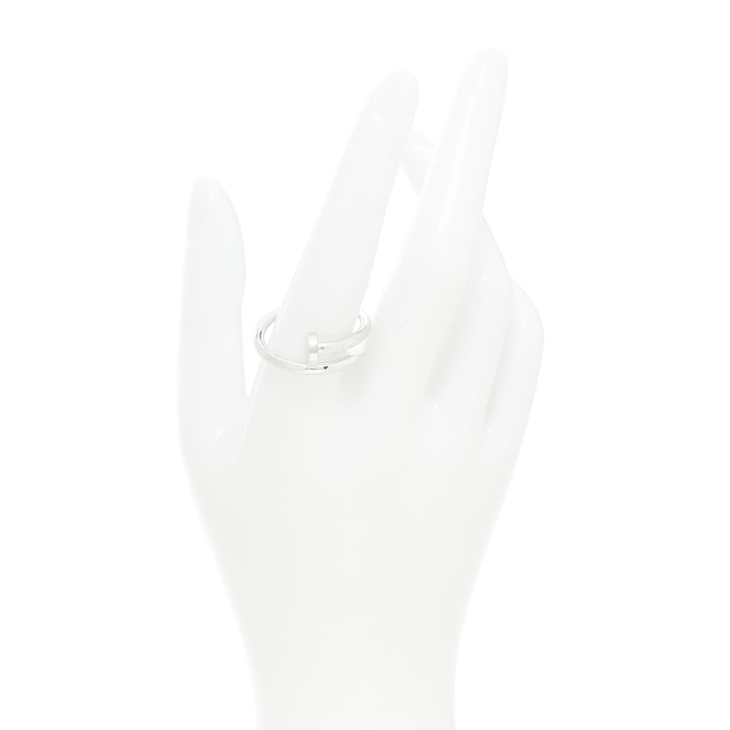 Cartier 18K White Gold Juste Un Clou Ring 63 10.5 2 of 4