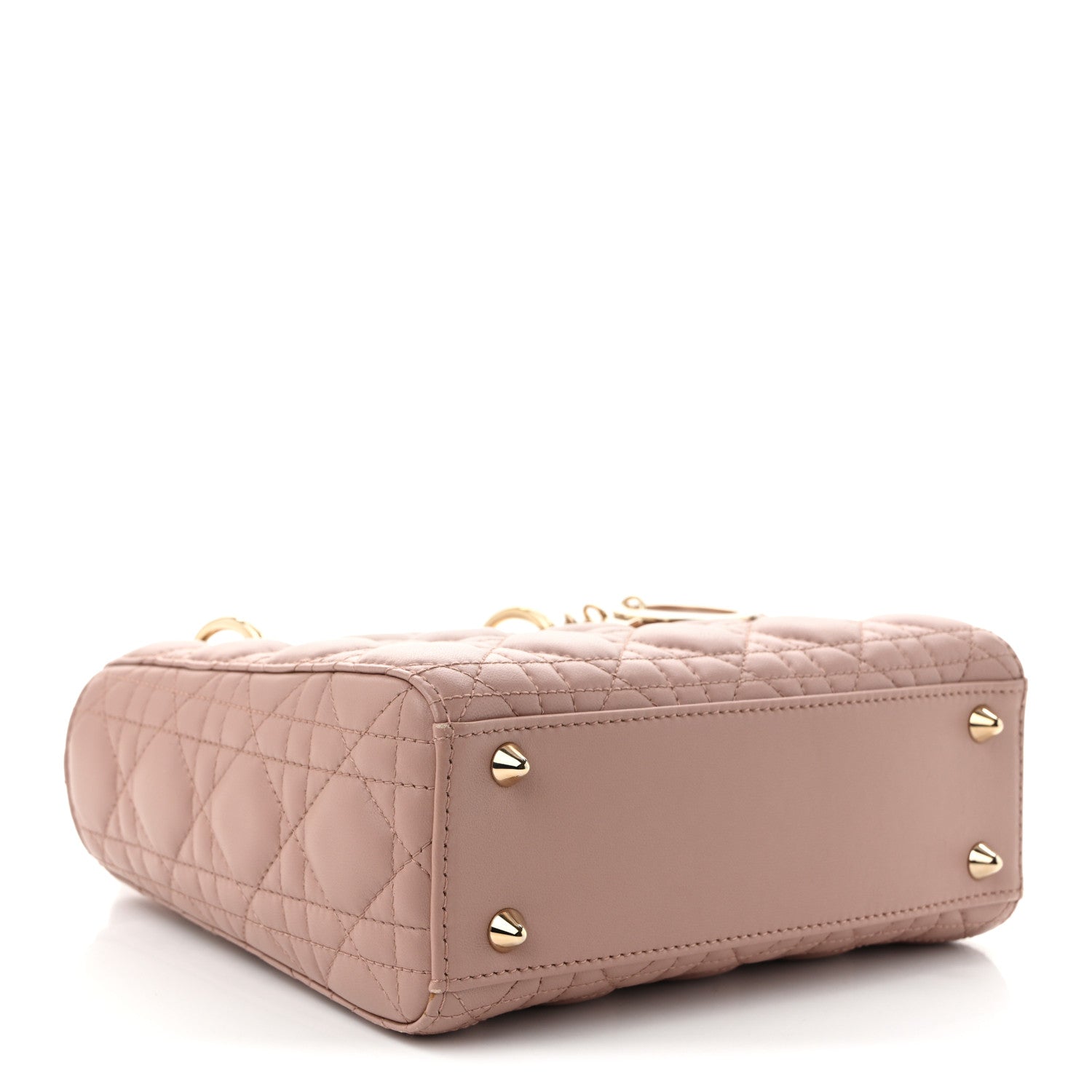 Christian Dior Lambskin Cannage Small Lucky Badges My Lady Dior Fard 4 of 11