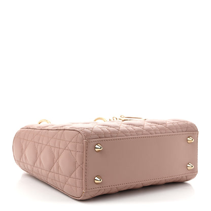 Christian Dior Lambskin Cannage Small Lucky Badges My Lady Dior Fard 4 of 11