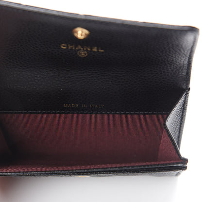 Chanel Caviar Quilted Flap Card Holder Black 4 of 7