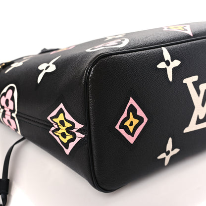 Louis Vuitton Monogram Giant Wild at Heart Neverfull MM Black 8 of 9
