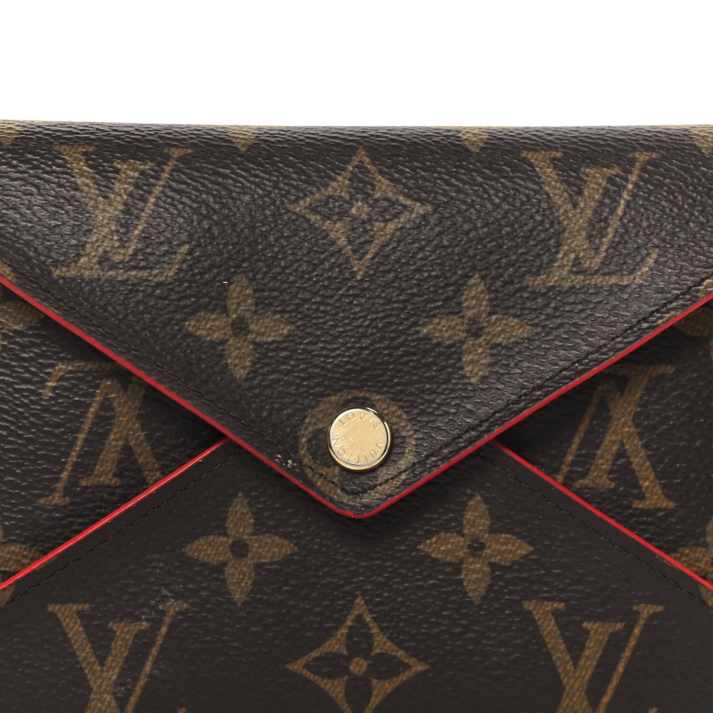 Monogram Medium Kirigami Pochette Insert Coquelicot