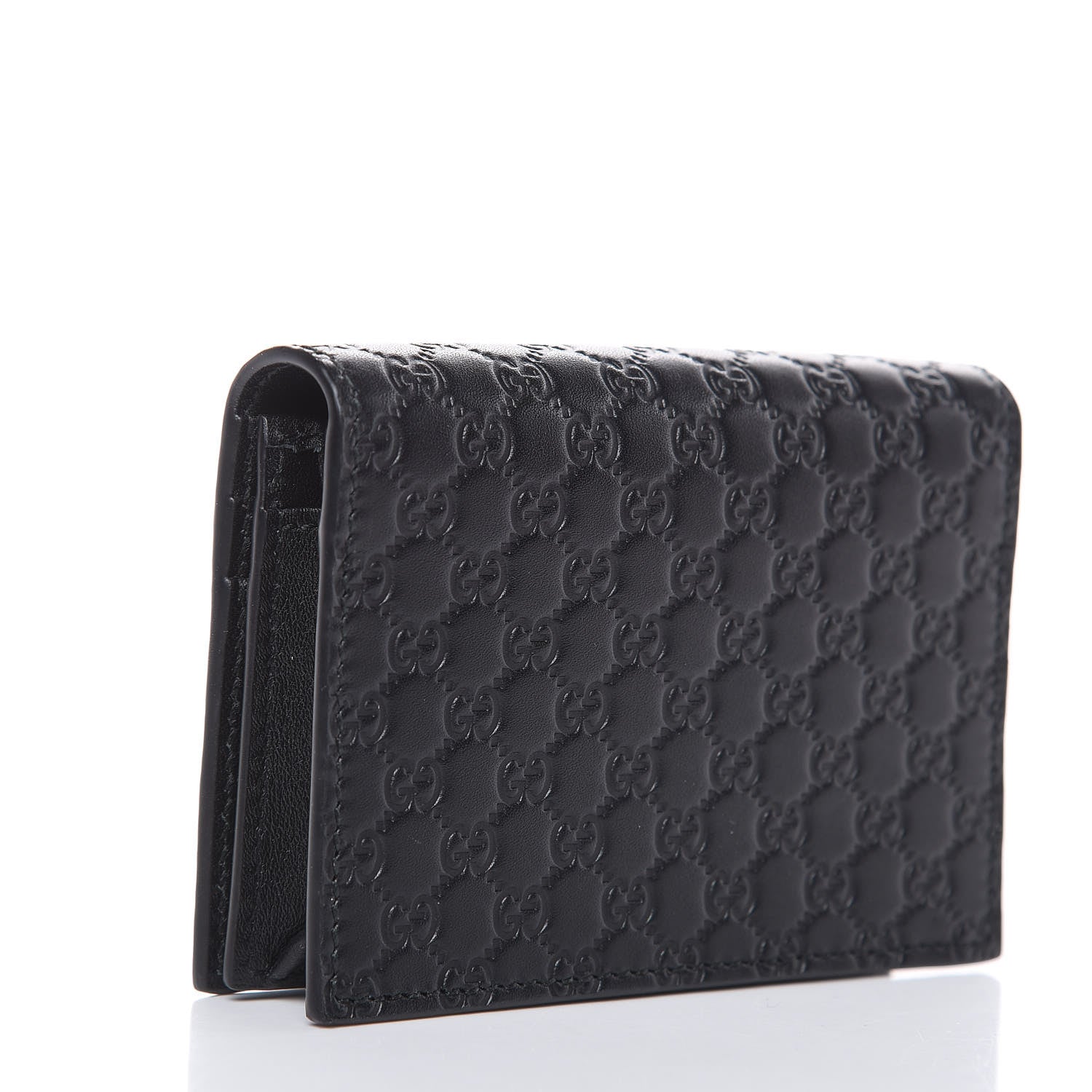 Gucci Microguccissima Card Case Wallet Black 3 of 8