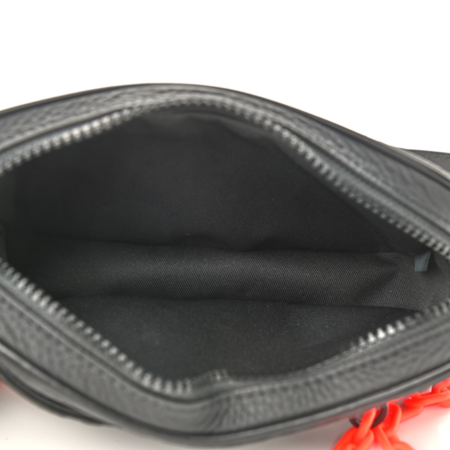 Louis Vuitton Taurillon Monogram Uniformes Solar Ray Soft Pochette Volga Belt Bag Black 5 of 9