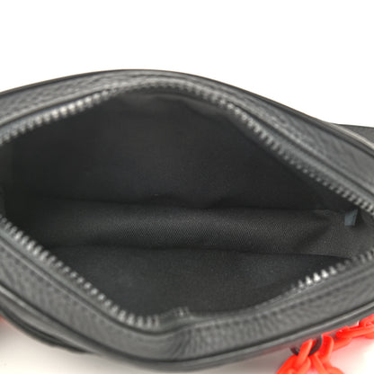 Louis Vuitton Taurillon Monogram Uniformes Solar Ray Soft Pochette Volga Belt Bag Black 5 of 9