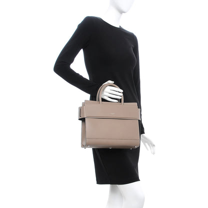 Givenchy Smooth Calfskin Small Horizon Satchel Mastic 3 of 8