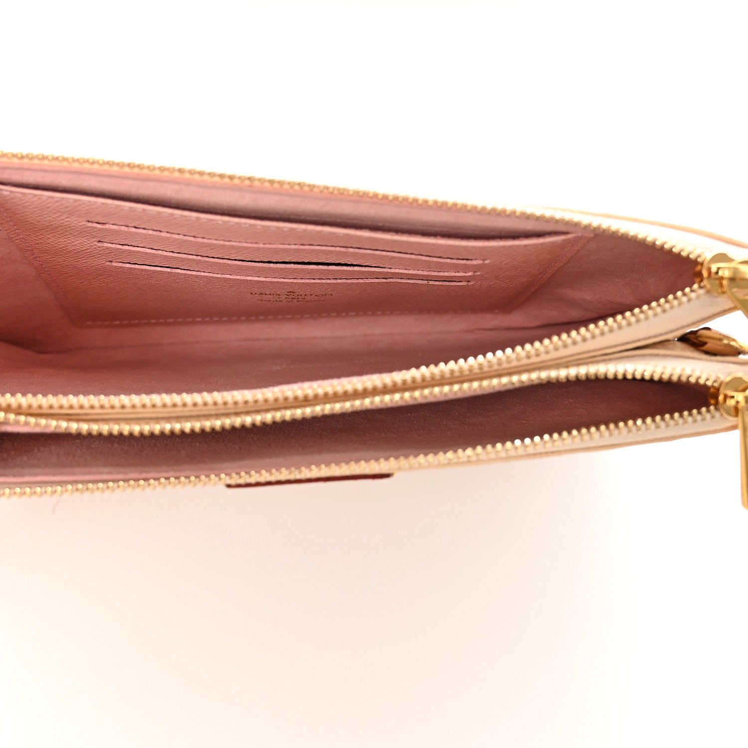 Louis Vuitton Damier Azur Double Zip Pochette 5 of 17