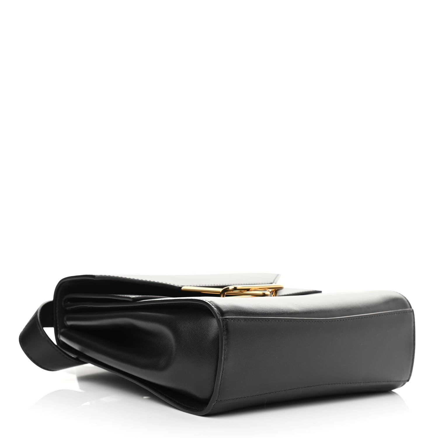 Bottega Veneta Box Calfskin Nappa Clip Bag Black 4 of 9