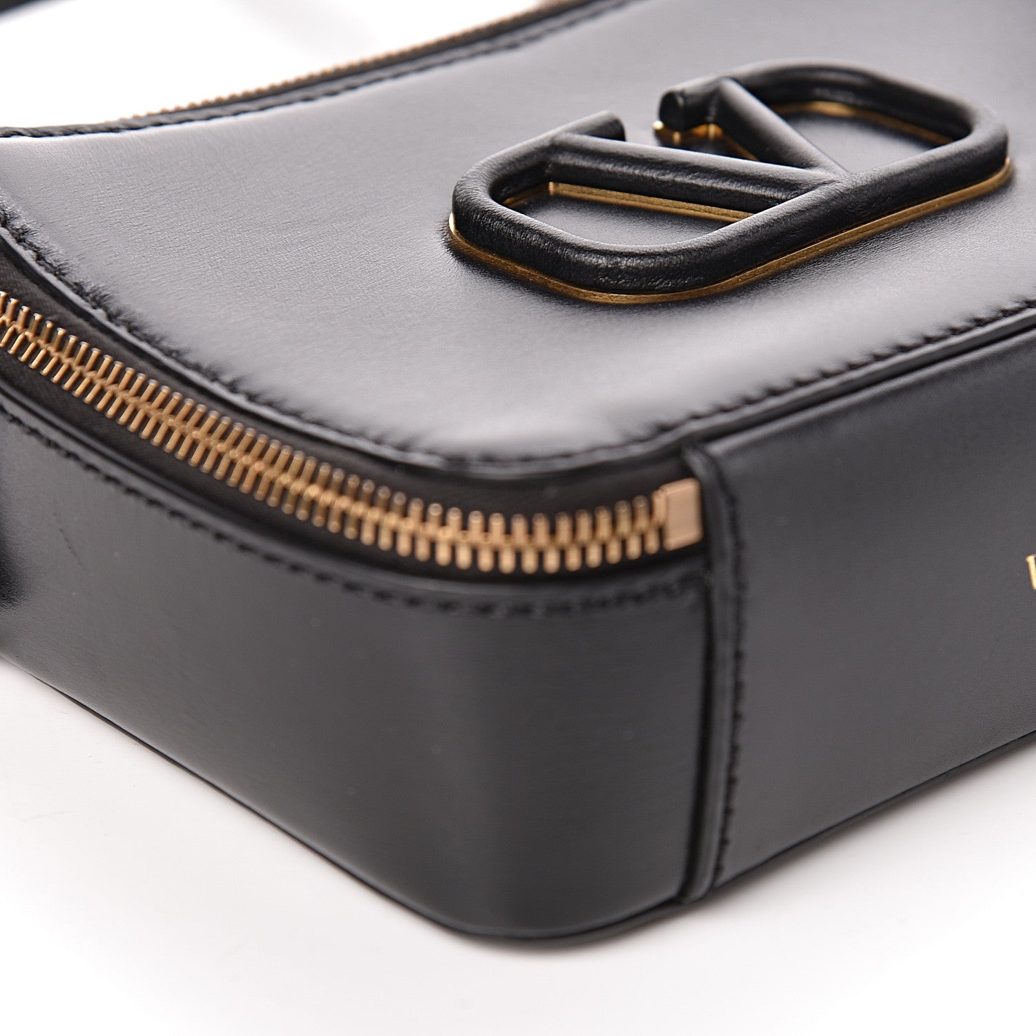 Valentino Garavani Smooth Calfskin Small VSling Shoulder Bag Black 8 of 11