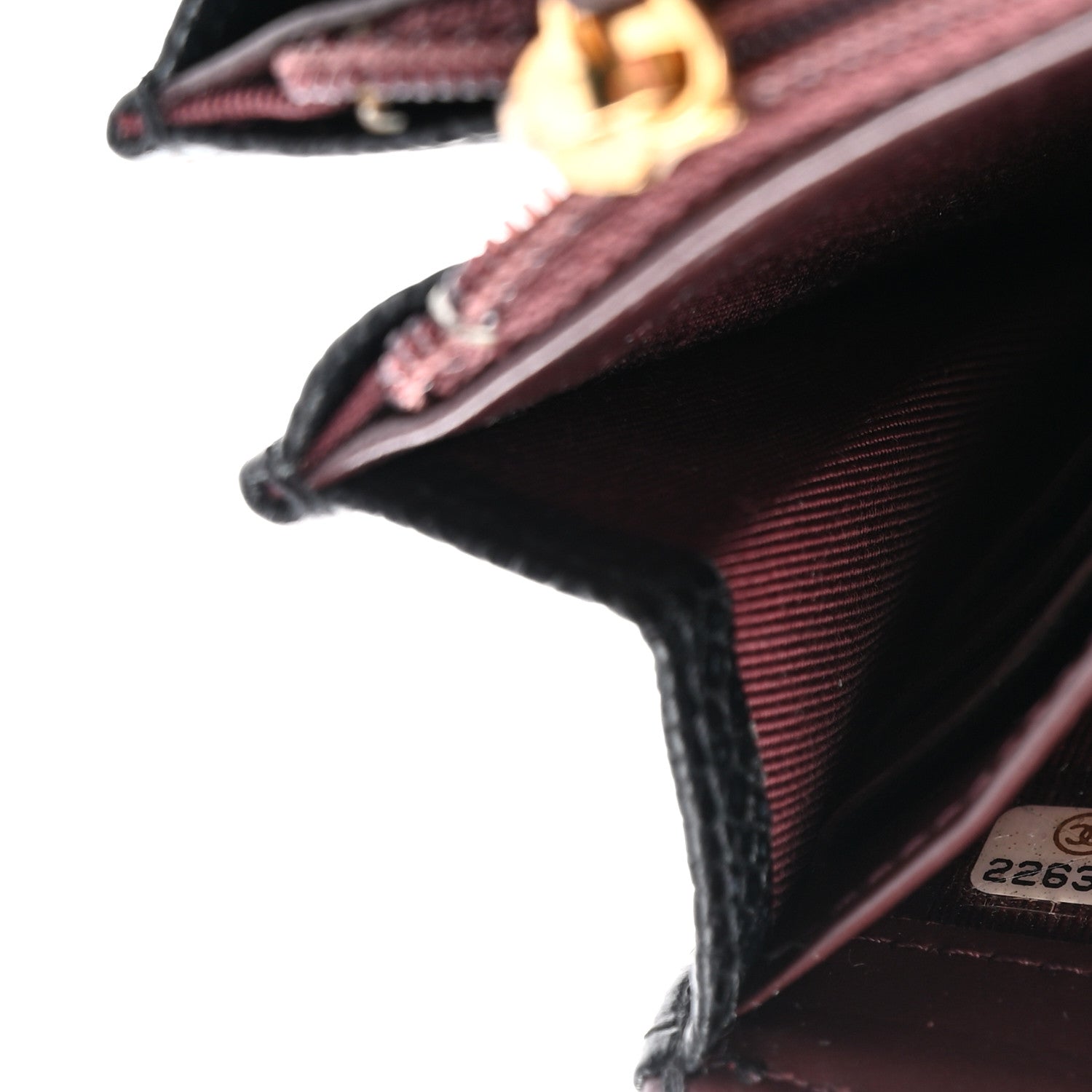 Chanel Caviar Quilted Large Gusset Flap Wallet Black 8 of 9