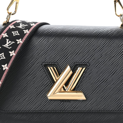 Louis Vuitton Epi Monogram Flower Twist MM Black 7 of 9