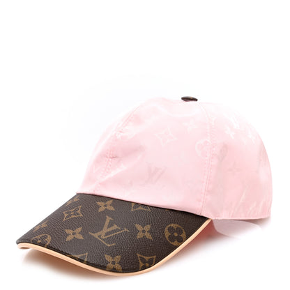Louis Vuitton Polyester Silk Monogram LV Get Ready Cap L Pink 1 of 7