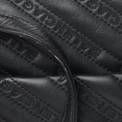 Balenciaga Calfskin Logo Matelasse Large BB Flap Chain Shoulder Bag Black 7 of 7