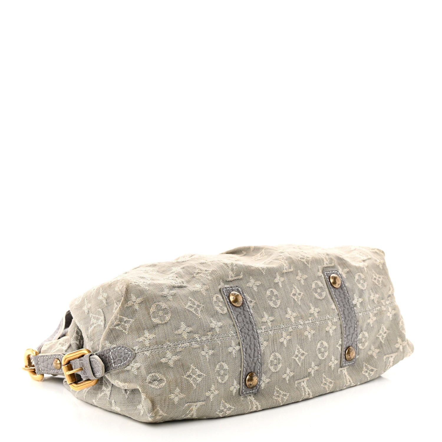 Louis Vuitton Denim Neo Cabby MM Grey 4 of 10