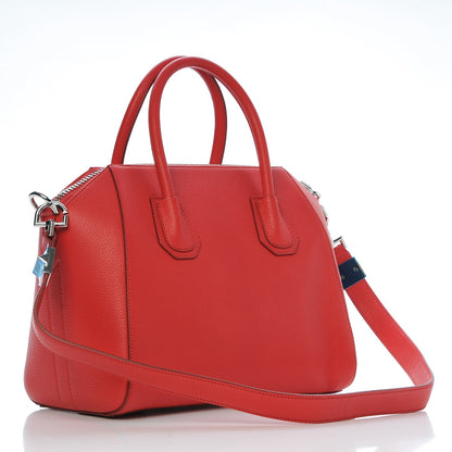 Givenchy Sugar Goatskin Small Antigona Red 4 of 8