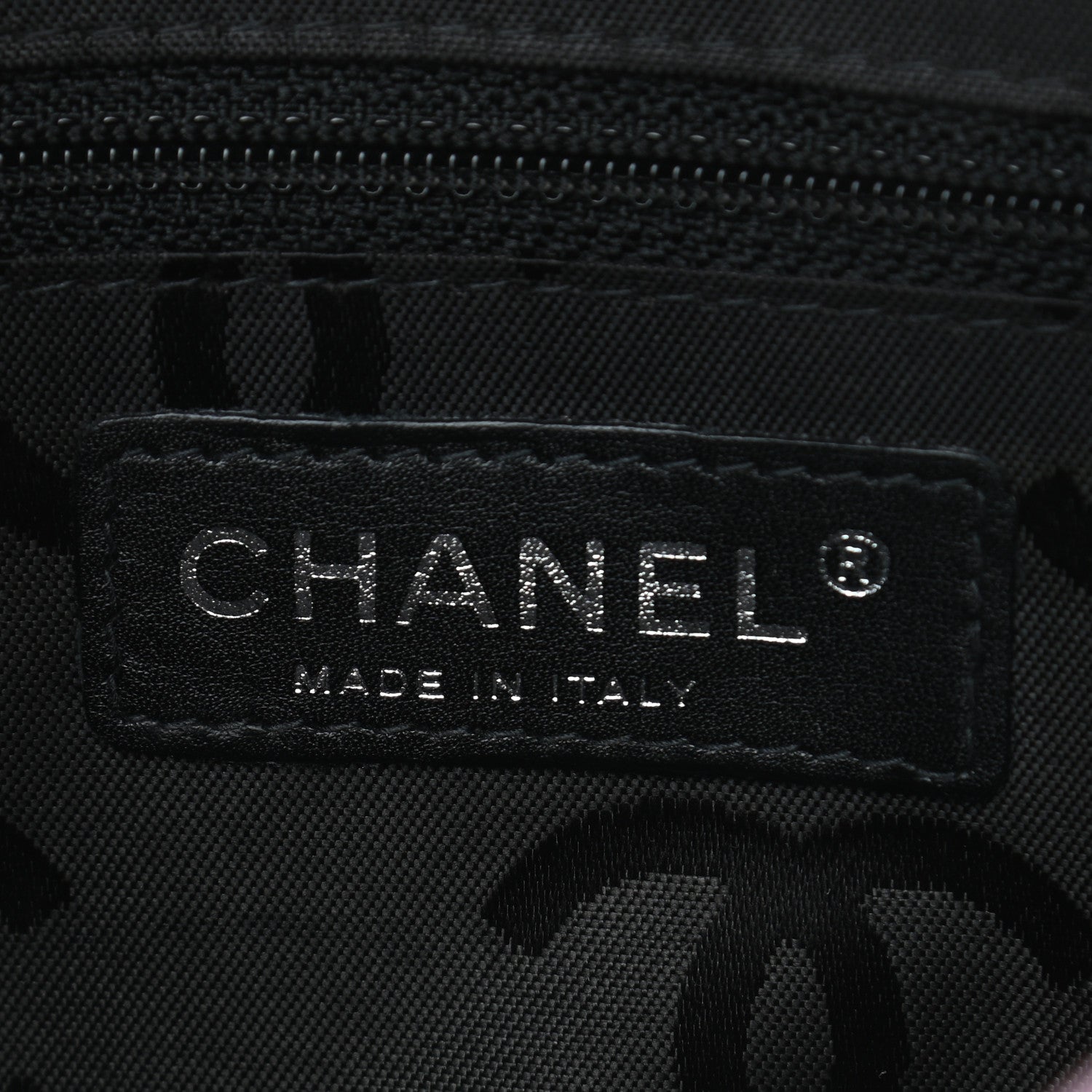 Chanel Calfskin Quilted Cambon Pochette Pink Black 6 of 10