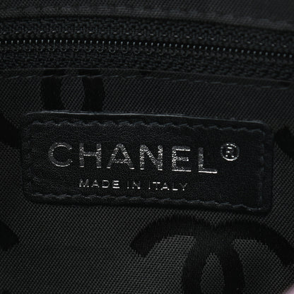 Chanel Calfskin Quilted Cambon Pochette Pink Black 6 of 10