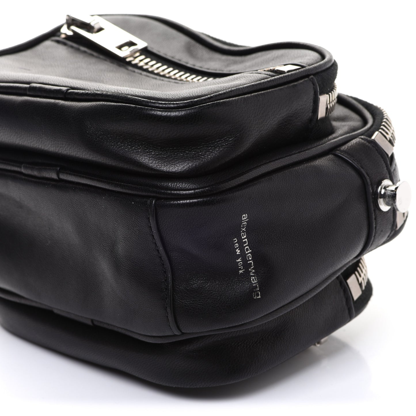 Lambskin Mini Brenda Camera Bag Black
