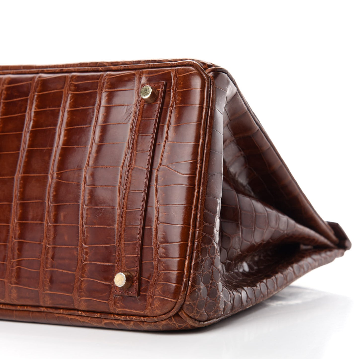 Shiny Porosus Crocodile Birkin 35 Etrusque
