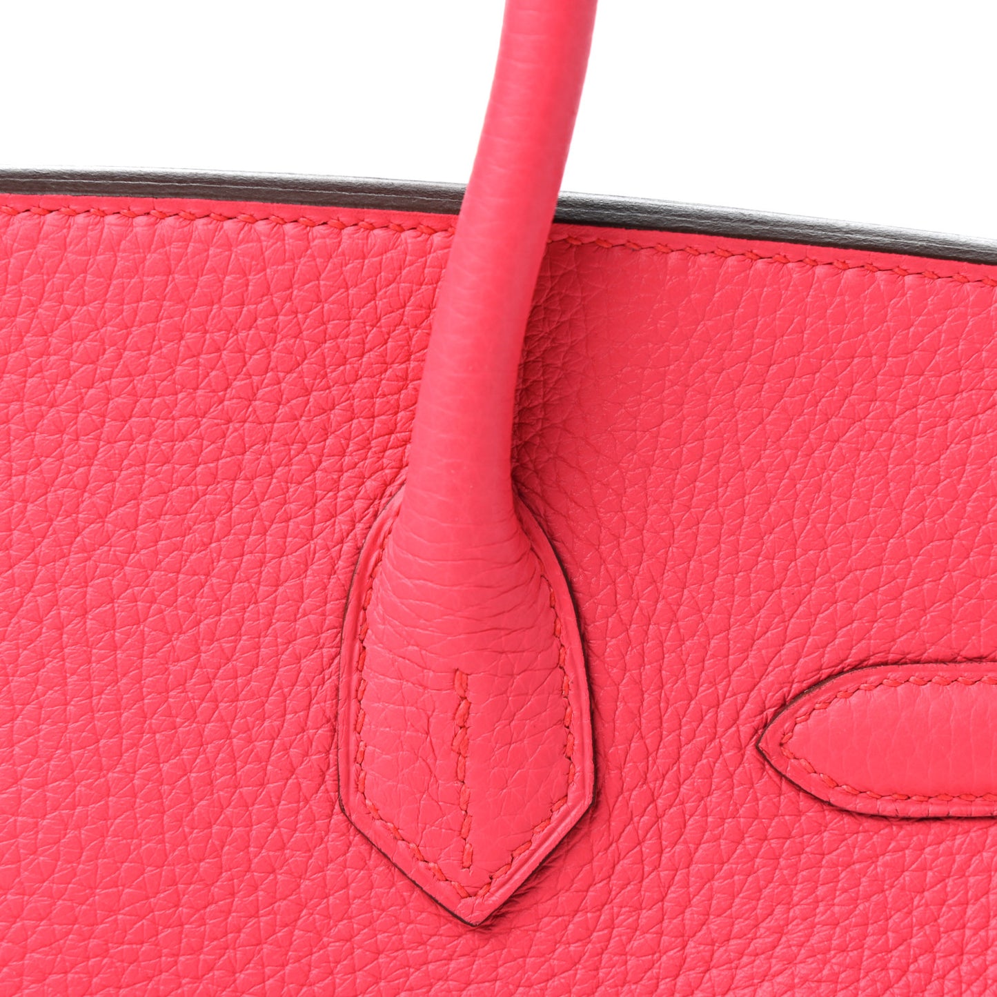 Taurillon Clemence Birkin 30 Rose Extreme
